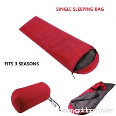 Sleeping Bag Large Single Sleeping Bag Warm Soft Adult Waterproof Camping Hiking, Army Green 570934698
